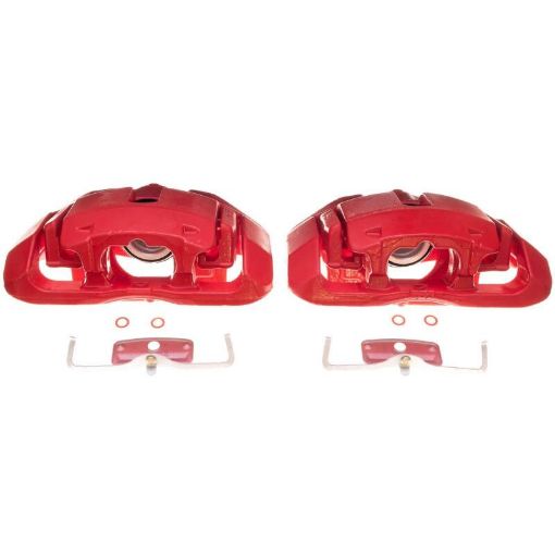 Picture of Power Stop 08 - 10 BMW 535i Front Red Calipers wBrackets - Pair