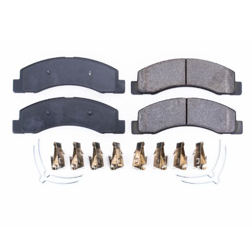 Picture of Power Stop 00 - 05 Ford Excursion Front Z17 Evolution Ceramic Brake Pads wHardware