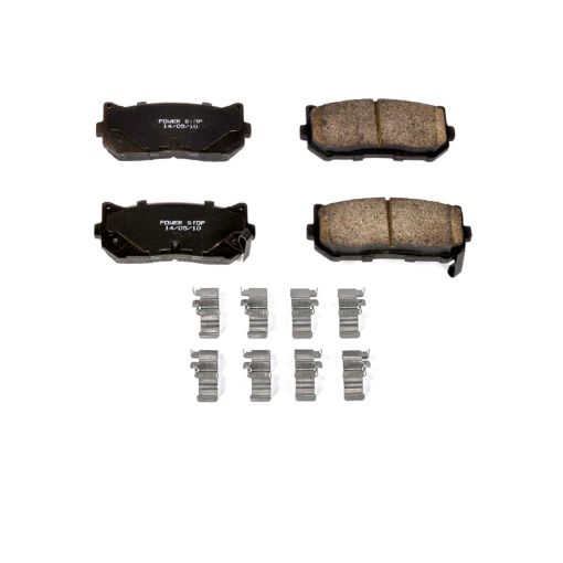 Picture of Power Stop 98 - 01 Kia Sephia Rear Z17 Evolution Ceramic Brake Pads wHardware