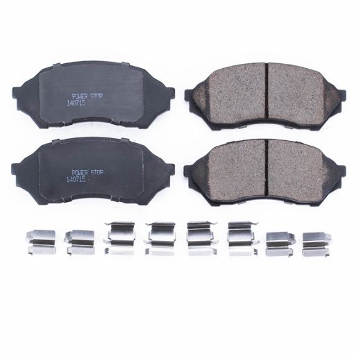 Picture of Power Stop 99 - 01 Mazda Protege Front Z17 Evolution Ceramic Brake Pads wHardware