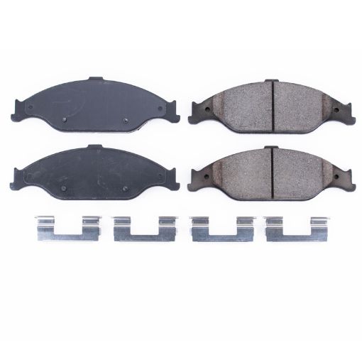 Picture of Power Stop 99 - 04 Ford Mustang Front Z17 Evolution Ceramic Brake Pads wHardware