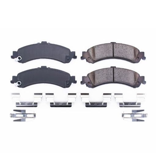 Picture of Power Stop 02 - 06 Cadillac Escalade Rear Z17 Evolution Ceramic Brake Pads wHardware