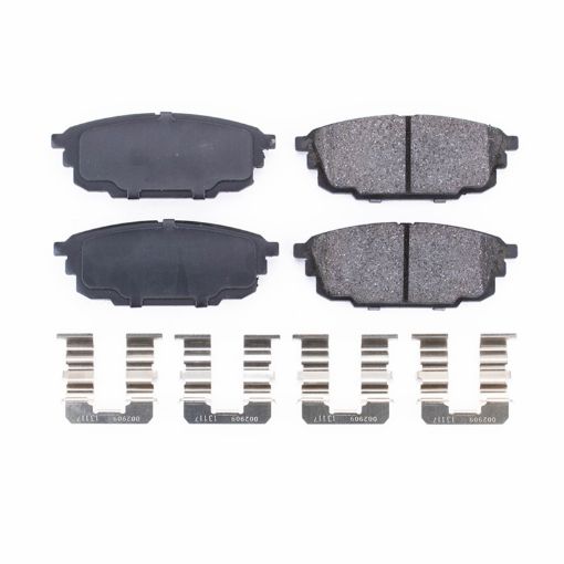 Picture of Power Stop 01 - 03 Mazda Protege Rear Z17 Evolution Ceramic Brake Pads wHardware