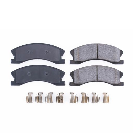 Picture of Power Stop 99 - 04 Jeep Grand Cherokee Front Z17 Evolution Ceramic Brake Pads wHardware