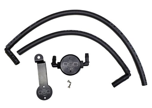Picture of JampL 05 - 24 Toyota 4Runner 4.0L Driver Side Oil Separator 3.0 - Black Anodized