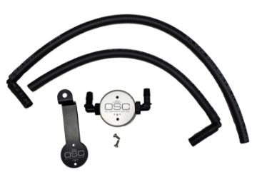 Picture of JampL 05 - 24 Toyota 4Runner 4.0L Driver Side Oil Separator 3.0 - Clear Anodized