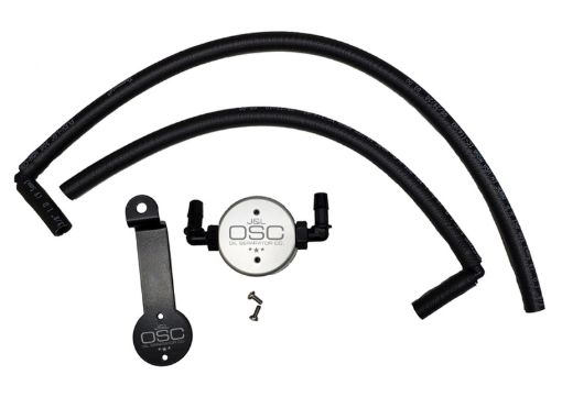 Picture of JampL 05 - 24 Toyota 4Runner 4.0L Driver Side Oil Separator 3.0 - Clear Anodized