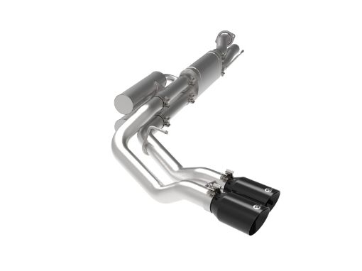 Picture of aFe Rebel Series 3in 409 SS Cat - Back Exhaust w Black Tips 17 - 20 Ford F - 250F350 V8 6.2L7.3L