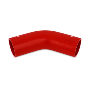 Picture of Mishimoto 4in. 45 Degree Silicone Coupler - Red