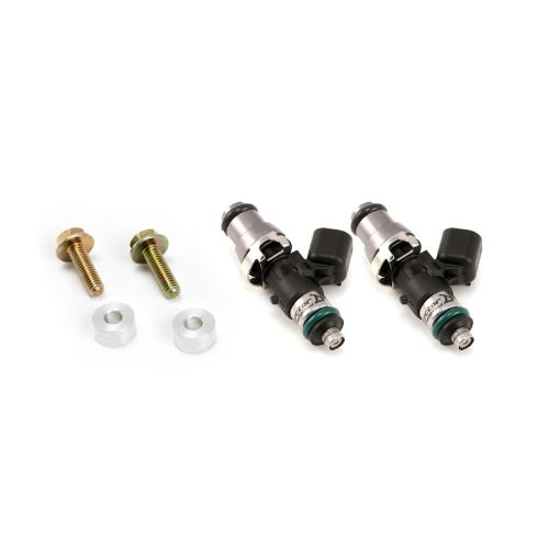 Picture of Injector Dynamics ID1300 - XDS Fuel Injectors Polaris RZR 14mm Grey Adapter Top (Set of 2)