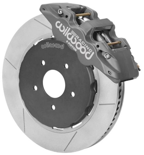 Picture of Wilwood Aero6RST Front Big Brake Kit 14in Black Anodize 97 - 13 Chevrolet Corvette C5C6