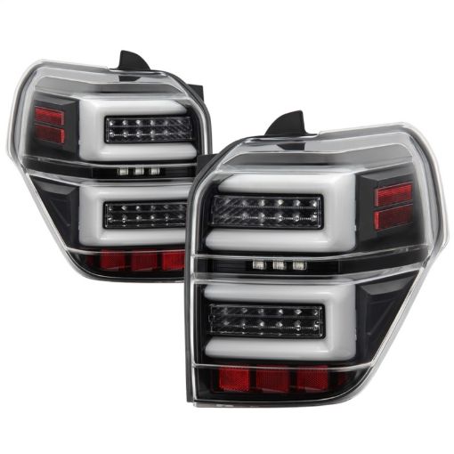 Picture of Spyder Toyota 4Runner 10 - 14 LED Tail Lights - Sequential Turn Signal - Black ALT - YD - T4R10 - SEQ - BK