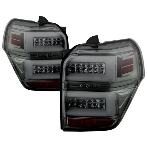 Picture of Spyder Toyota 4Runner 10 - 14 LED Tail Lights - Sequential Turn Signal - Smoke ALT - YD - T4R10 - SEQ - SM