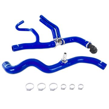 Picture of Mishimoto 17 - 19 Ford Raptor 3.5L EcoBoost Blue Silicone Coolant Hose Kit