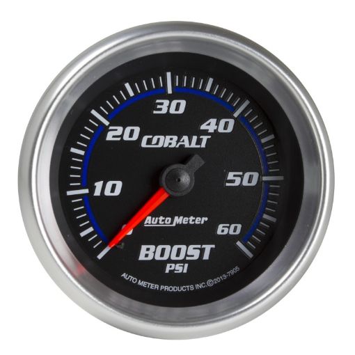Picture of Autometer Cobalt 2 - 58in Mechanical Boost Gauge 60 PSI