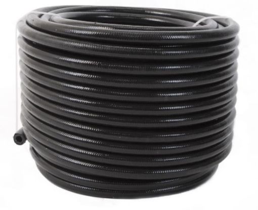 Picture of Aeromotive PTFE SS Braided Fuel Hose - Black Jacketed - AN - 06 x 16ft