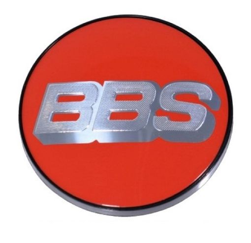 Picture of BBS Center Cap 70.6mm RedSilver (5 - Tab)