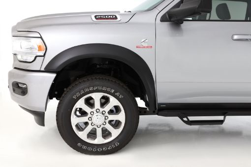 Picture of Bushwacker 2019 Dodge Ram 2500 Extend - A - Fender Style Flares 2pc Front - Black