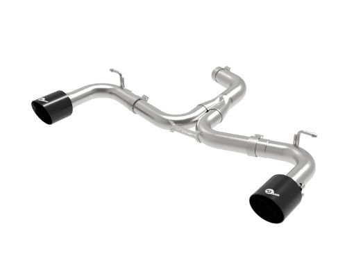 Picture of aFe 18 - 20 VW GTI (MK7.5) 2.0L MACH Force - Xp 3in to 2.5in 304 SS Axle - Back Exhaust System - Black Tips