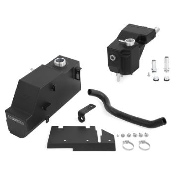 Picture of Mishimoto 11 - 19 Ford 6.7L Powerstroke Expansion Tank Kit - Micro - Wrinkle Black