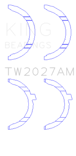 Picture of King AUDI AAH, BUG, CCWA,CTBA Thrust Washer Set