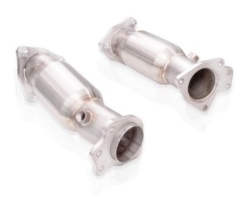 Picture of Stainless Works 20 - 21 Chevrolet Corvette C8 6.2L High - Flow Catted Midpipe Kit 3in