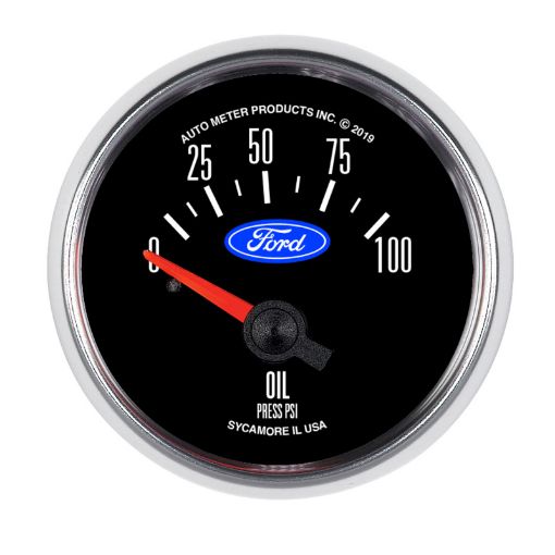 Picture of Autometer Ford 2 - 116in. 100 PSI Electric Oil Pressure Gauge