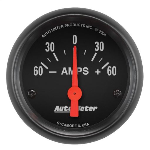 Picture of Autometer Ammeter 52mm 60A Electric Z - Series Gauge