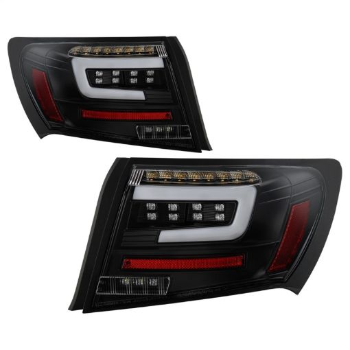 Picture of Spyder 08 - 11 Subaru Impreza WRX 4DR LED Tail Lights - Black ALT - YD - SI084D - LED - BK