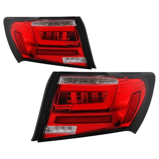 Picture of Spyder 08 - 11 Subaru Impreza WRX 4DR LED Tail Lights - Red Clear ALT - YD - SI084D - LED - RC