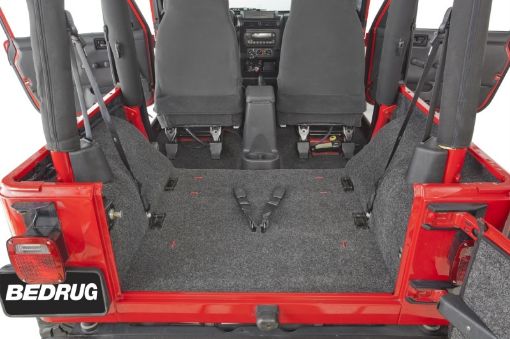 Picture of BedRug 81 - 86 Jeep CJ - 7 Rear Kit wo Gussets 4pc Cargo Kit (Incl Tailgate Cargo Liner)