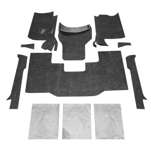Picture of BedRug 76 - 95 Jeep CJ - 7YJ Front Kit 8pc Floor Kit (Incl Heat Shields)