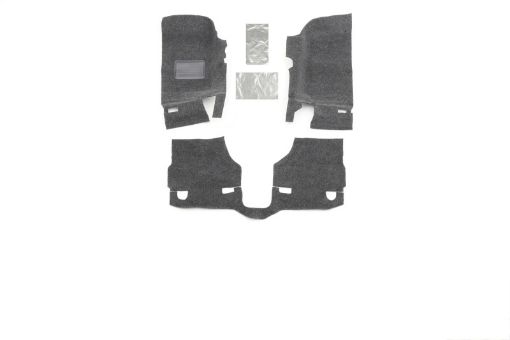 Picture of BedRug 07 - 10 Jeep JK 2Dr Front 3pc Floor Kit (Incl Heat Shields)