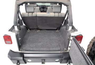 Picture of BedRug 07 - 10 Jeep JK 2Dr Rear 5pc Cargo Kit (Incl Tailgate Tub Liner)