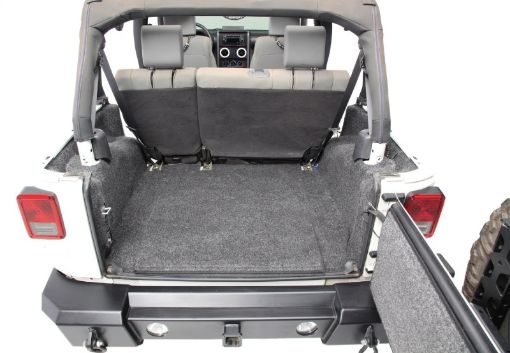 Picture of BedRug 07 - 10 Jeep JK 2Dr Rear 5pc Cargo Kit (Incl Tailgate Tub Liner)