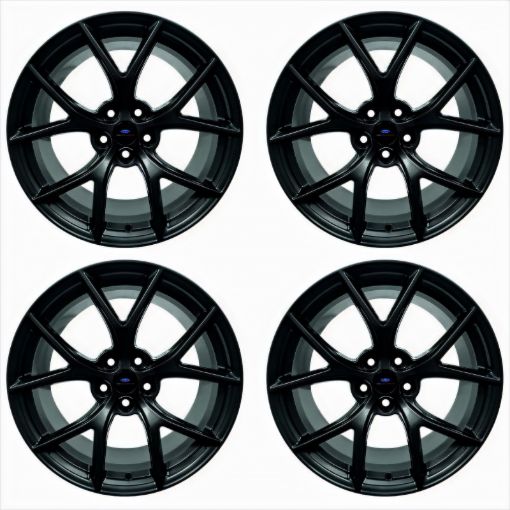 Picture of Ford Racing 15 - 20 Mustang19x9.5in 19x10in Wheel Kit wTPMS - Matte Black