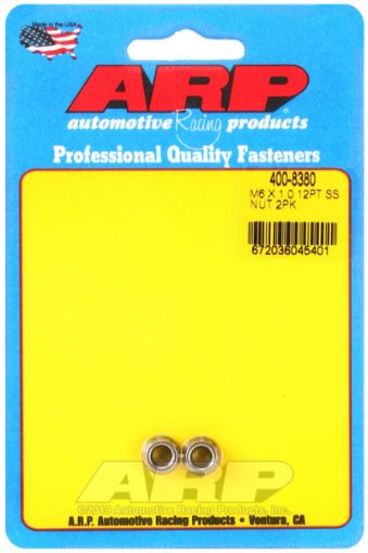 Picture of ARP M6 x 1.00 (M8 WR) SS 12pt Nut Kit (Set of 2)