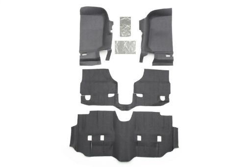 Picture of BedRug 07 - 16 Jeep JK Unlimited 4Dr Front 4pc BedTred Floor Kit (Incl Heat Shields)