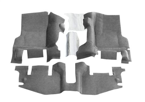 Picture of BedRug 97 - 06 Jeep TJ Front 3pc BedTred Floor Kit wo Center Console - Incl Heat Shields (SO Only)