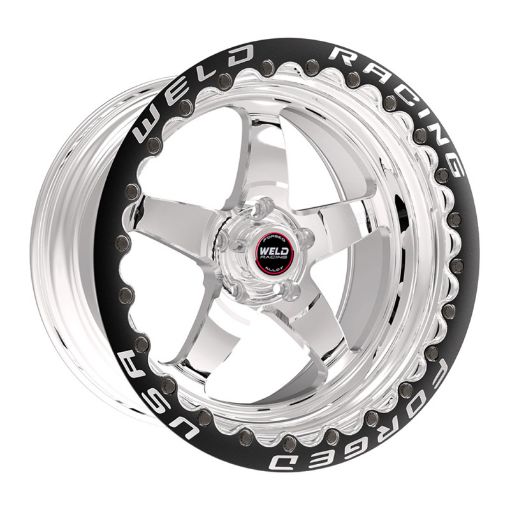Picture of Weld S71 Beadlock Wheels - 15x10.33 RT - S 5X115mm Conical Lugs, 6.5BS - Polished