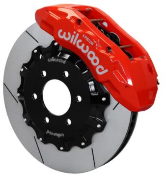 Picture of Wilwood TX6R Front Kit 15.50in Rotor w Lines - Red - 10 - 14 Ford F150 Raptor