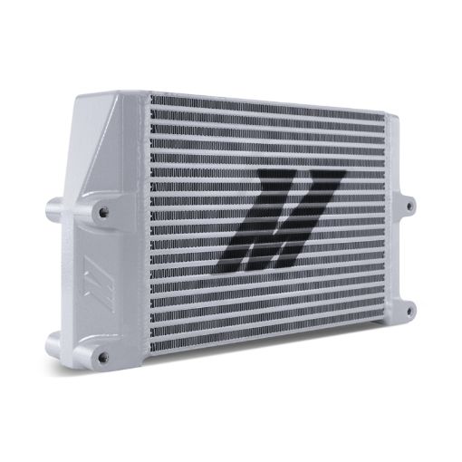Picture of Mishimoto Heavy - Duty Oil Cooler - 10in. Same - Side Outlets - Silver