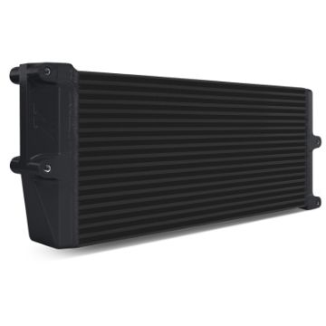 Picture of Mishimoto Heavy - Duty Oil Cooler - 17in. Opposite - Side Outlets - Black