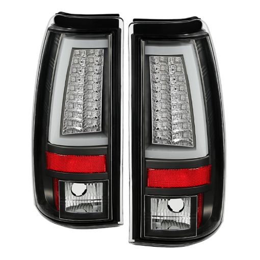 Picture of Spyder Chevy Silverado 15002500 03 - 06 Version 2 LED Tail Lights - Black ALT - YD - CS03V2 - LED - BK