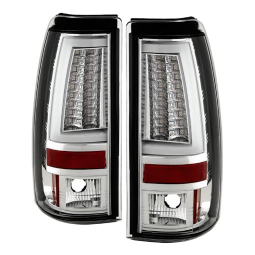 Picture of Spyder Chevy Silverado 15002500 03 - 06 Version 2 LED Tail Lights - Chrome ALT - YD - CS03V2 - LED - C