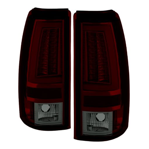 Picture of Spyder Chevy Silverado 15002500 03 - 06 Version 2 LED Tail Lights - Red Smoke ALT - YD - CS03V2 - LED - RS
