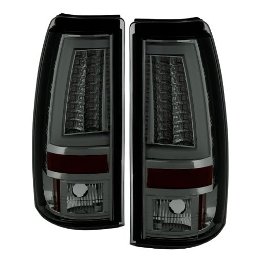 Picture of Spyder Chevy Silverado 15002500 03 - 06 Version 2 LED Tail Lights - Smoke ALT - YD - CS03V2 - LED - SM