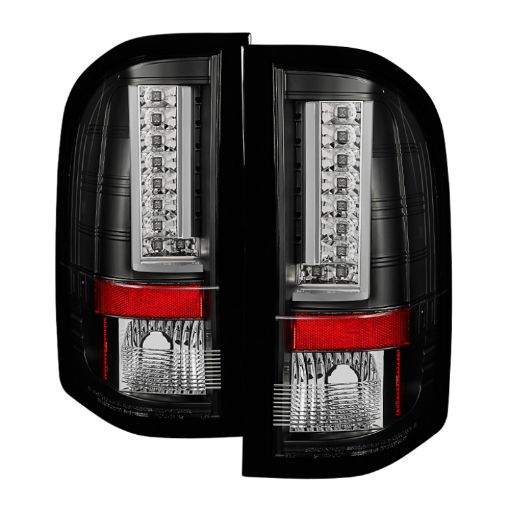 Picture of Spyder Chevy Silverado 07 - 13 Version 2 LED Tail Lights - Black ALT - YD - CS07V2 - LED - BK
