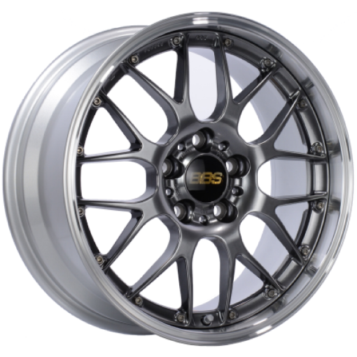 Picture of BBS RS - GT 19x8.5 5x112 ET30 Diamond Black Center Diamond Cut Lip Wheel - 82mm PFS Required