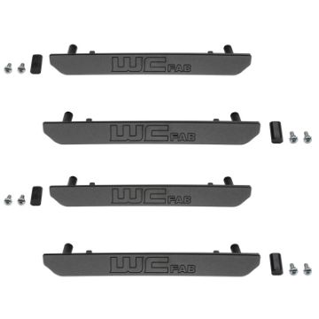 Picture of Wehrli 2020 GMC 25003500HD Fender Flare Marker Light Delete Kit wLogo - Fine Texture Black